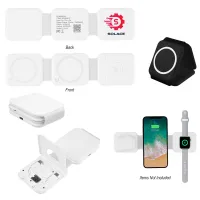 Tri-fold Wireless Multi-charger