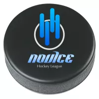 Hockey Puck Shape Stress Reliever