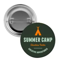 1 ½" Full Color Pin Back Button