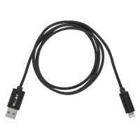 2-in-1 Touch Activated Light Up Charging Cable