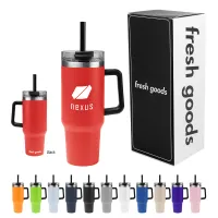 Fresh Goods 40 Oz. Intrepid Recycled Stainless Steel Tumbler