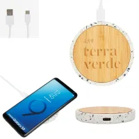 10w Speckle & Bamboo Wireless Charger