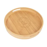 Bamboo Serving Tray With Handles