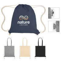 Arden Recycled Cotton Drawstring Bag