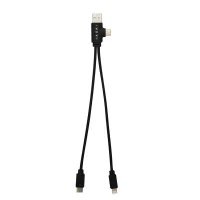 Dual Connect Recycled Multi-charge Cable