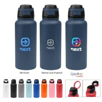 32 Oz. Pop Sip Recycled Stainless Steel Bottle