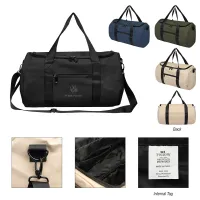 Hudson Recycled Leatherette Duffel Bag