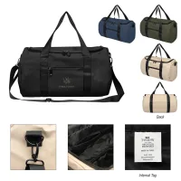 Hudson Recycled Leatherette Duffel Bag