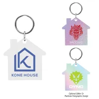 Acrylic Key Tag - House