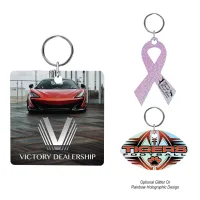 Acrylic Key Tag - Custom Shape 4"