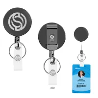 Steel Retractable Badge Holder