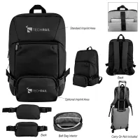 Yosemite Backpack With Removeable Belt Bag