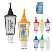 1 Oz. Hand Sanitizer In Silicone Holder