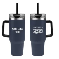 America250™ 40 Oz. Intrepid Recycled Stainless Steel Tumbler