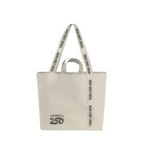 America250™ - 14 Oz. Recycled Mono-strap Canvas Tote Bag