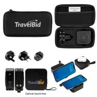 10,000 Mah Power Bank & Charger With International Adapters