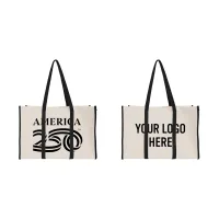 America250™ Recycled Canvas Wrap Around Tote Bag