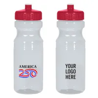 America250™ 24 Oz. Poly-clear™ Fitness Bottle