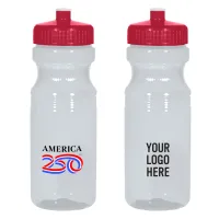 America250™ 24 Oz. Poly-clear™ Fitness Bottle