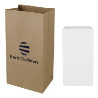 12# Sos Kraft Paper Bag - 7.06" X 13.75"