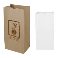 8# Sos Kraft Paper Bag - 6.12" X 12.43"