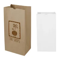 8# Sos Kraft Paper Bag - 6.12" X 12.43"