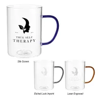 13.5 Oz. Hue Glass Mug