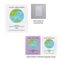 Acrylic Wall Plaque - 4 X 5