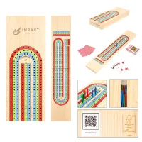 3-track Travel Cribbage Game