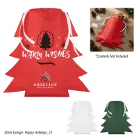 Tree Shaped Non-woven Gift Bag
