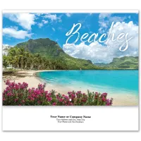 Beaches Stapled Wall Calendar