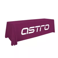 8' LazerLine 4-Sided Throw Full-Color Front Only