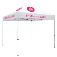 10' Deluxe Tent Kit (Full-Color Imprint, 4 Locations)