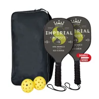 Pickleball Set with Double-Sided Paddles