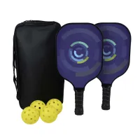 Deluxe Pickleball Set Single-Sided Paddles