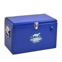 Metal Tool Box Cooler, Front Imprint