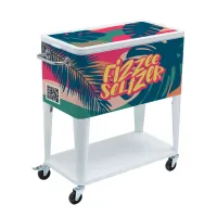 Raise the Bar Cooler, Wrap Graphic & Decals on Lid