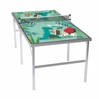 Portable Table Tennis with Full Wrap