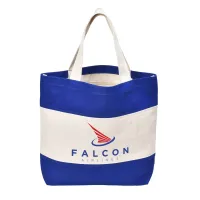 Striped Canvas Tote