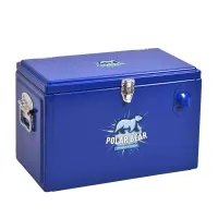 Metal Tool Box Cooler, Front & Top Imprint