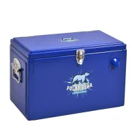 Metal Tool Box Cooler, Front & Top Imprint