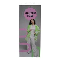2'W x 5'H Hanging Banner
