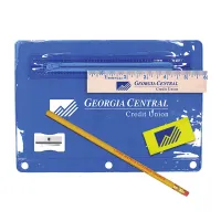 Premium Transparent School Kit with 1 Pencil