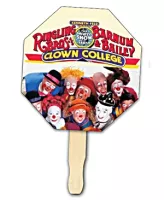 Custom Full Color Digital Stock Stop Sign Hand Fan