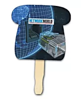 Custom Full Color Digital Stock Telephone Hand Fan