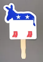 Patriotic Hand Fan, Full Color Digital