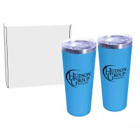 22 Oz. Memphis Tumbler w/Slide Lid - Gift Set