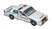 Foldable Die-Cut Sheriff Car (Full Color Digital)