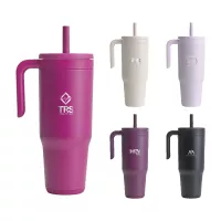 Reduce® 40 oz. Chiller Travel Mug, Laser - Standard