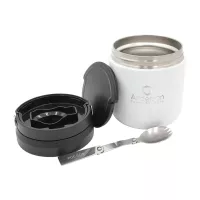 20 oz. Recycled Stainless Food Container - Laser, Premium